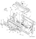 CONTROL PANEL Diagram and Parts List for JB940TD1WW  General Electric Range