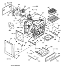BODY PARTS Diagram and Parts List for JGSP23BEY2BB  General Electric Range