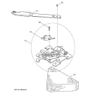 DOOR LOCK Diagram and Parts List for JBP35CD1CC  General Electric Range