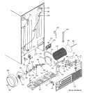 SEALED SYSTEM & MOTHER BOARD Diagram and Parts List for PSG29NHMACBB  General Electric Refrigerator