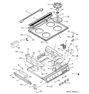 Part Location Diagram of WB36K5047 GE BACKSPLASH FILLER