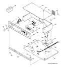 CONTROL PANEL Diagram and Parts List for JTP27BA4BB  General Electric Wall Oven