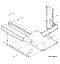 CENTER SPACER Diagram and Parts List for JTP27BA4BB  General Electric Wall Oven