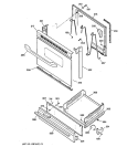 Part Location Diagram of WB15K10033 GE HANDLE BROIL (WHITE)