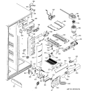 FRESH FOOD SECTION Diagram and Parts List for PSC23MGMECC  General Electric Refrigerator