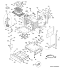 BODY PARTS Diagram and Parts List for JCS966TD1WW  General Electric Range