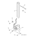 BLOWER Diagram and Parts List for JDP39BW5BB  General Electric Range