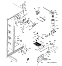 FRESH FOOD SECTION Diagram and Parts List for GSS25LGMEWW  General Electric Refrigerator