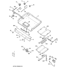 GAS & BURNER PARTS Diagram and Parts List for JGBP79BEB4BB  General Electric Range