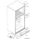CASE PARTS Diagram and Parts List for GTS22IBMARWW  General Electric Refrigerator