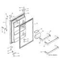 FRESH FOOD DOOR Diagram and Parts List for GTS22ICMARWW  General Electric Refrigerator