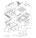 EVAPORATOR, ICE CUTTER GRID & WATER PARTS Diagram and Parts List for ZDI15CEBB  General Electric Ice Maker