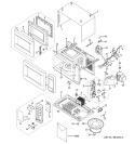 MICROWAVE Diagram and Parts List for JE740WY010  General Electric Microwave