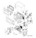 Part Location Diagram of WB27X10587 GE SWITCH-MEMBRANE