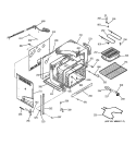 BODY PARTS Diagram and Parts List for JDP39BW5BB  General Electric Range