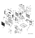 Part Location Diagram of WJ20X10038 GE CAPACITOR
