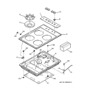 Part Location Diagram of WB32K5027 GE Control Seal - Gray