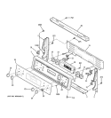 CONTROL PANEL Diagram and Parts List for JBP95SF1SS  General Electric Range