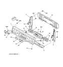 CONTROL PANEL Diagram and Parts List for JBP64WB4WW  General Electric Range