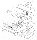 CONTROL PANEL Diagram and Parts List for JCKP18BD1BB  General Electric Wall Oven