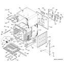 Part Location Diagram of WB44T10032 GE BAKE ELEMENT Lower
