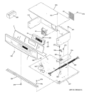 CONTROL PANEL Diagram and Parts List for JCTP18WD1WW  General Electric Wall Oven