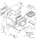 BODY PARTS Diagram and Parts List for JRP15BW5BB  General Electric Wall Oven