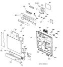 Part Location Diagram of WD21X10078 GE Dishwasher Timer - 60  Hz.
