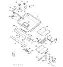 GAS & BURNER PARTS Diagram and Parts List for JGB910SEC2SS  General Electric Range