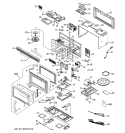 MICROWAVE Diagram and Parts List for JVM1630WB005  General Electric Microwave