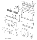 Part Location Diagram of WB07X10181 GE REMOTE TRIM BASE