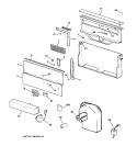 HOOD PARTS Diagram and Parts List for JVB37A1WW  General Electric Range Hood