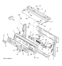 CONTROL PANEL Diagram and Parts List for JB960KD1CC  General Electric Range