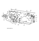 BURNER PARTS Diagram and Parts List for ZGU665WEX1WG  General Electric Cooktop