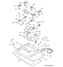 Part Location Diagram of WB02T10098 GE BURNER SUPT BRACKET