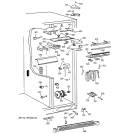 FRESH FOOD SECTION Diagram and Parts List for TFG30PFDBWW  General Electric Refrigerator