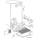 UNIT PARTS Diagram and Parts List for TFG30PFDBWW  General Electric Refrigerator