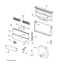 UNIT PARTS Diagram and Parts List for ZGU365DWB0WG  General Electric Cooktop