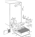 UNIT PARTS Diagram and Parts List for MSK28PFDBAA  General Electric Refrigerator