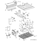 UNIT PARTS Diagram and Parts List for HTS16HBMBRWW  Hotpoint Refrigerator