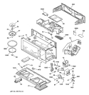 Part Location Diagram of WB56X10170 GE BASE-BOTTOM