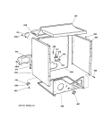 CABINET Diagram and Parts List for NWXR473ET5AB  Hotpoint Dryer