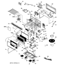 MICROWAVE Diagram and Parts List for EMO2000C01CC  General Electric Microwave