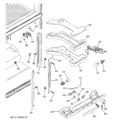 FRESH FOOD SECTION Diagram and Parts List for GTS22IBMBRWW  General Electric Refrigerator
