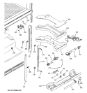 FRESH FOOD SECTION Diagram and Parts List for GTS22KBMBRCC  General Electric Refrigerator