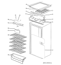 Part Location Diagram of WR02X11277 GE BUTTON L