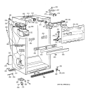 Part Location Diagram of WR17X3609 GE PLENUM