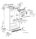 Part Location Diagram of WE17X3704 GE COVER EVAP Assembly