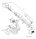 ICE BUCKET Diagram and Parts List for TBE22PCSRRWW  General Electric Refrigerator