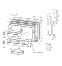 Part Location Diagram of WR71X2583 GE SHELF MODULE Assembly